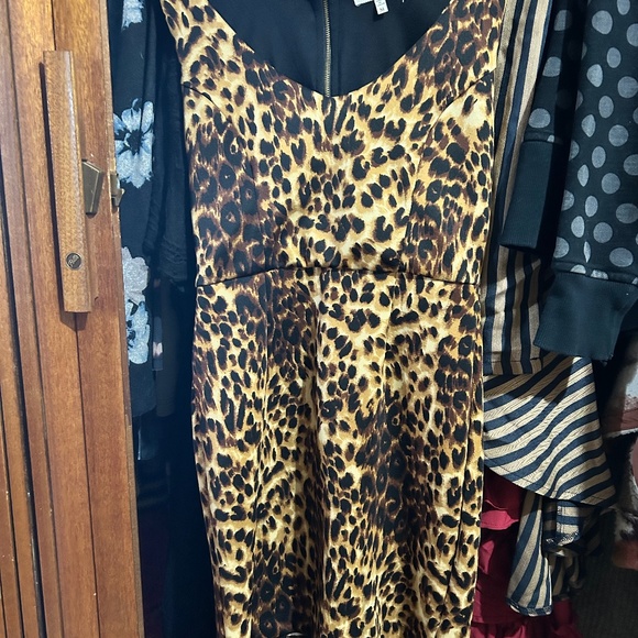 Monteau Los Angeles Leopard Print  size Medium - Picture 1 of 2